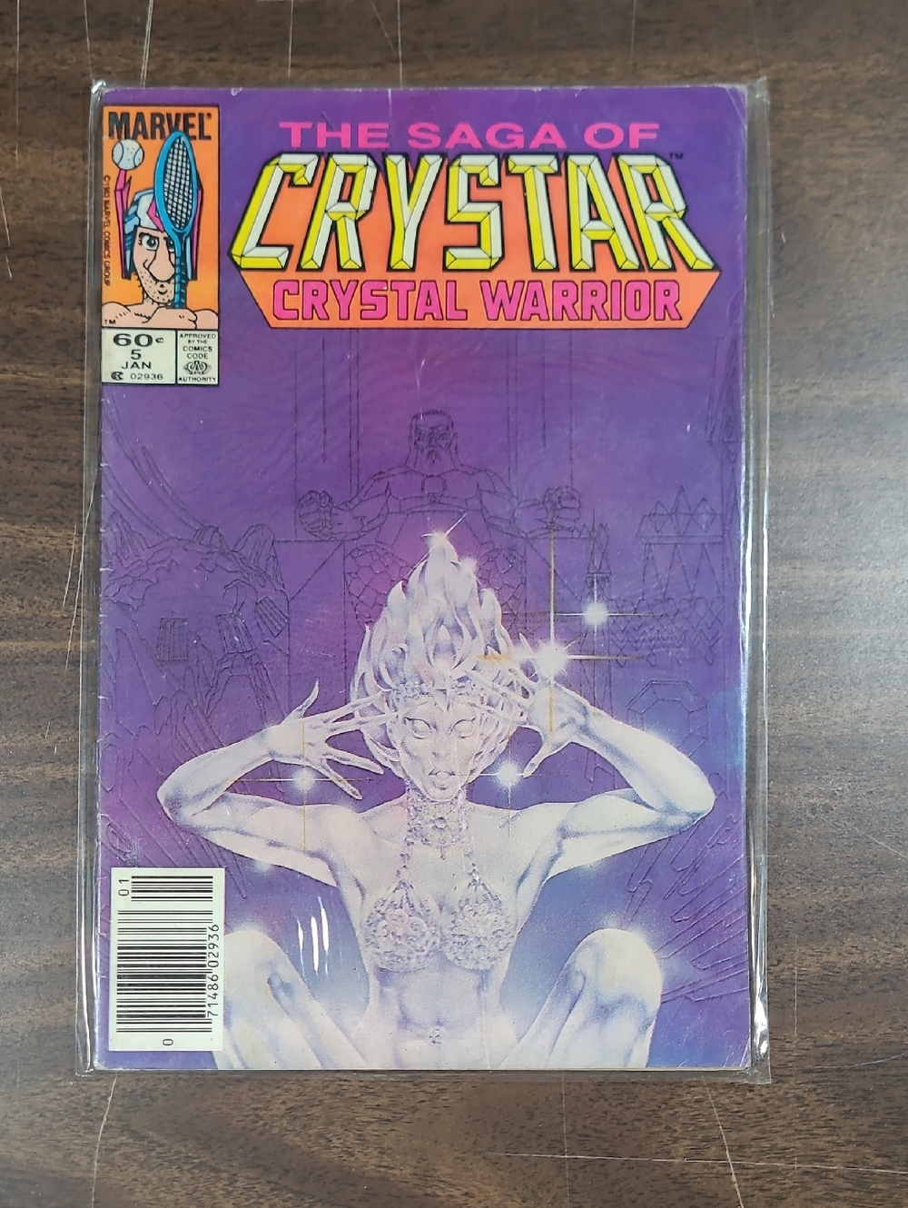 Marvel Crystar Crystal Warrior Comic Book #5 January 1983 Bagged